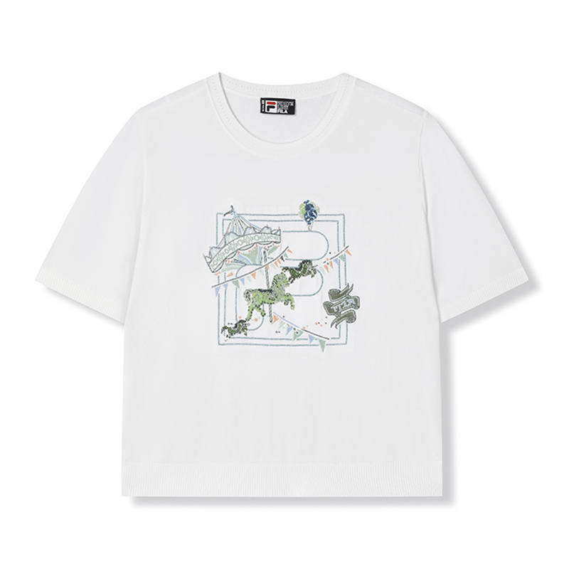 FILA T Shirt Women's Standard White