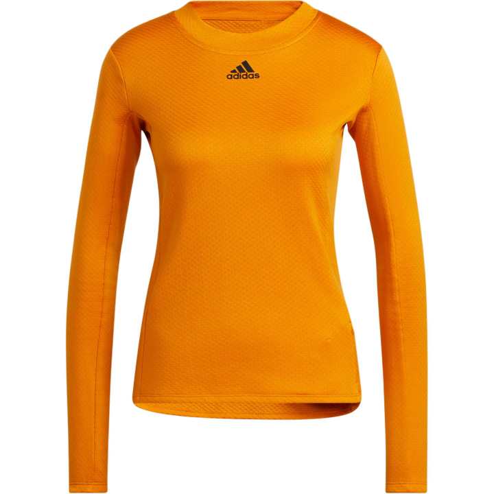 Adidas Adidas T Shirts Women's Orange Crew Neck Thickened Other