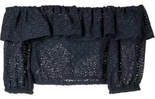 PAROSH SS22 Strapless Top Women's Blue