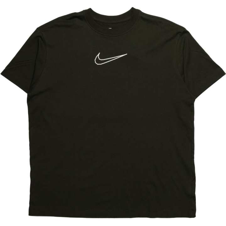 Nike Nike T Shirts Women's Olive Green Crew Neck Moderate Straight Fit