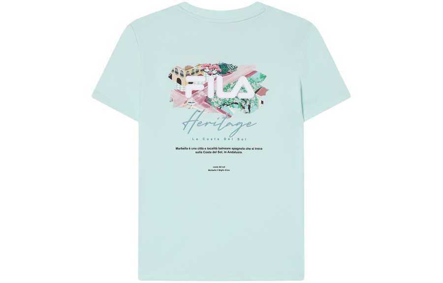 FILA T Shirt Women's Sky Lake Green