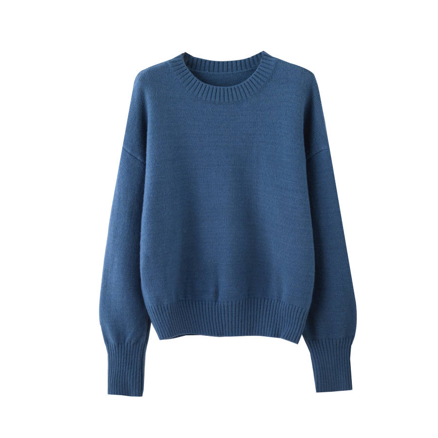 Tonlion Sweater Women's Vintage Blue