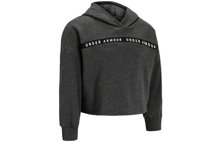 Under Armour Sweatshirts Women's Black Hooded Moderate Regular