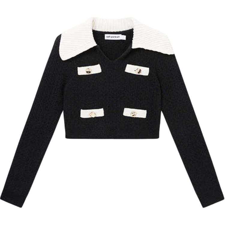 Self-portrait Self portrait Cropped Sweater