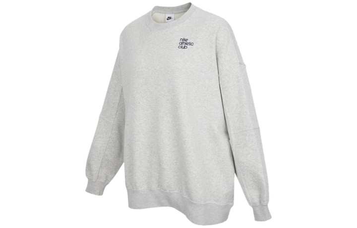 Nike Nike Sweatshirts Women's Gray Crew Neck Thickened Regular