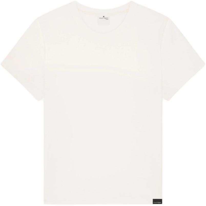 COURREGES Courrèges Crewneck Short Sleeved T Shirt