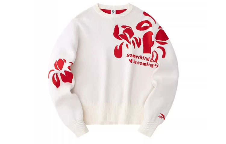 Anta Sports Life Collection Sweater Women's Corn White
