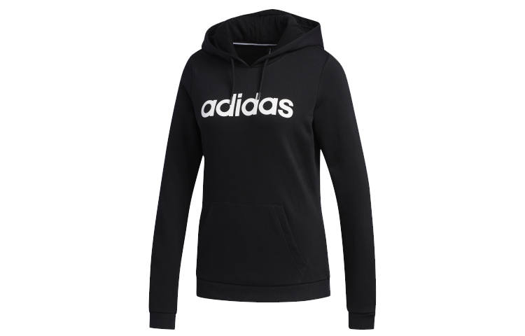 Adidas Neo Sweatshirts Women's Black Hooded Moderate Regular