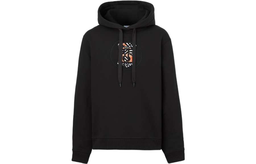 Burberry Tb Monogram Hoodie Black