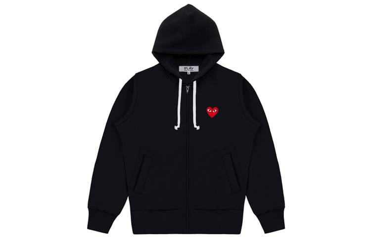 CDG Play Sweatshirts Women's Hooded Moderate Heavyweight