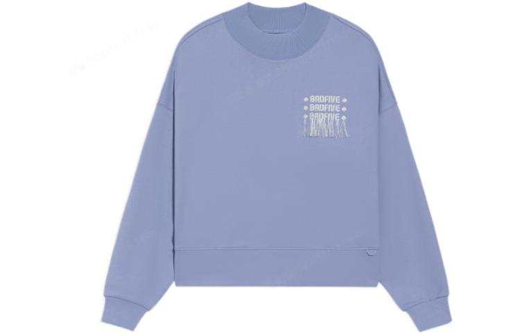 Li-Ning Li Ning Sweatshirt Women's Flower Cyan Purple