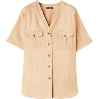 Loro Piana SS24 Shirt Women's Ginsengs Light Yellow