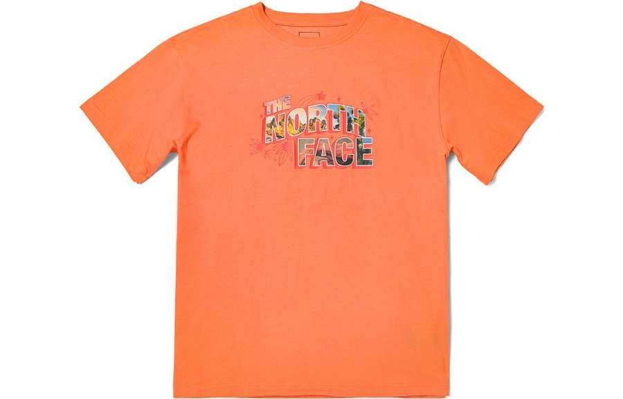 THE NORTH FACE Drop Shoulder Sleeve T Shirt Women's Orange