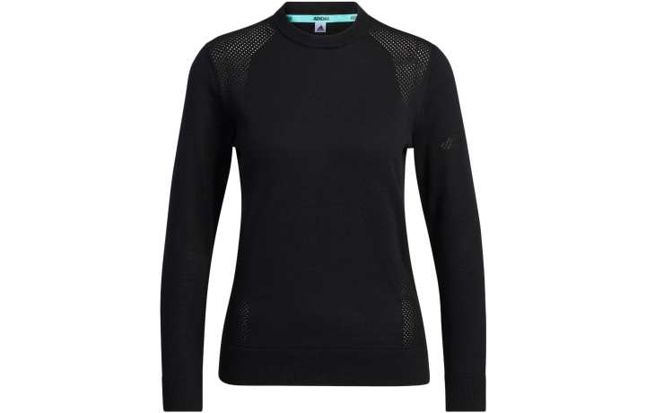 Adidas Adidas T Shirts Women's Black Crew Neck Moderate Straight Fit