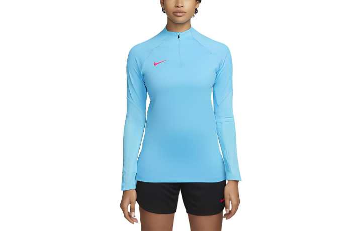 Nike Nike T Shirts Women's Lake Blue Half Turtleneck Moderate Straight Fit