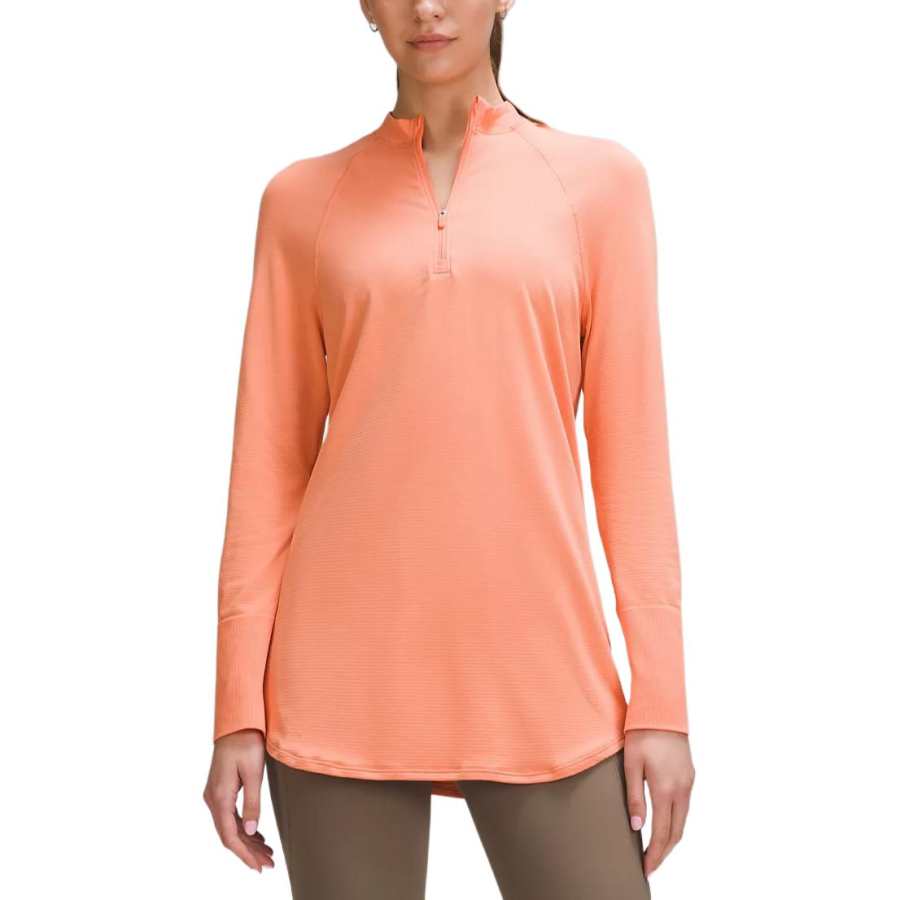 Lululemon T Shirt Women's Coral Yellow