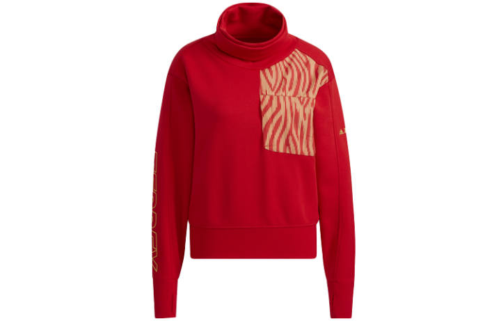 Adidas Adidas Terrex Sweatshirts Women's Red Turtleneck Moderate Regular