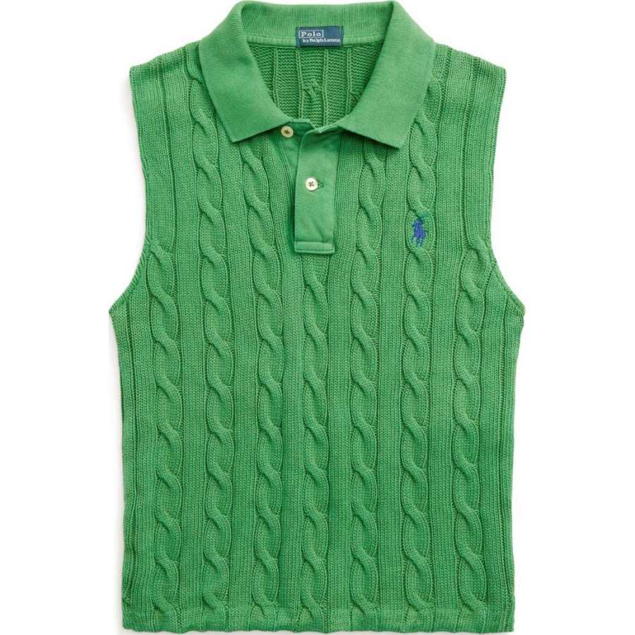 Polo Ralph Lauren cable-knit polo shirt