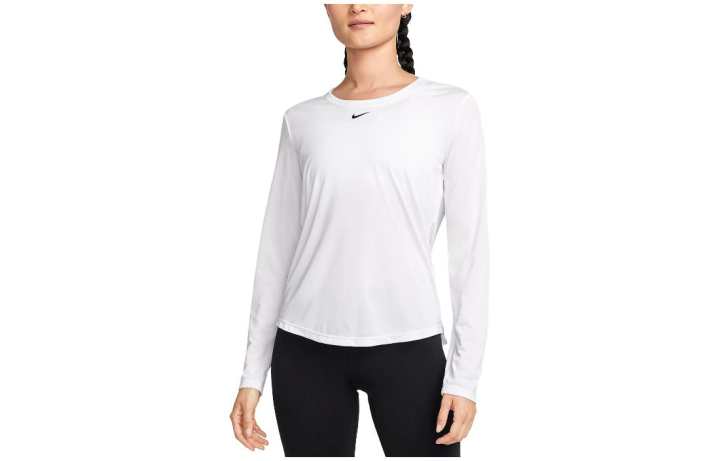 Nike Nike T Shirts Women's White Crew Neck Moderate Straight Fit