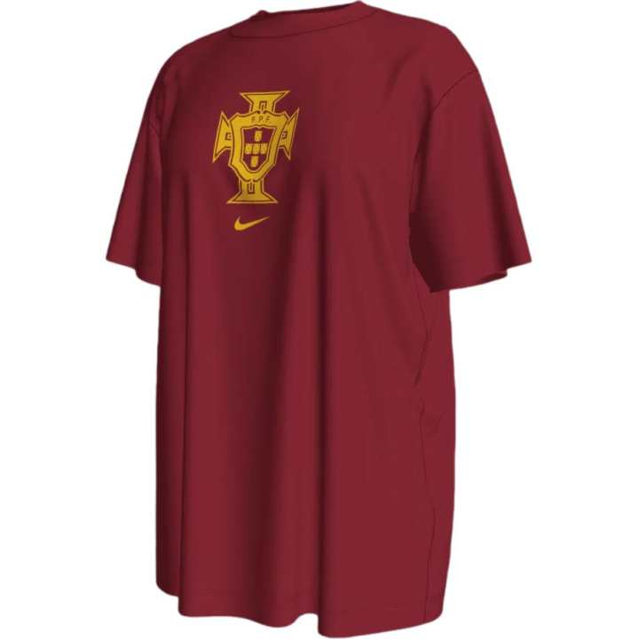 Nike Nike T Shirts Women's Pepper Red Crew Neck Moderate Straight Fit