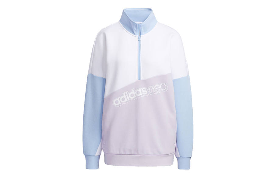 Adidas Neo Sweatshirt Women's Blue White Purple Multicolor