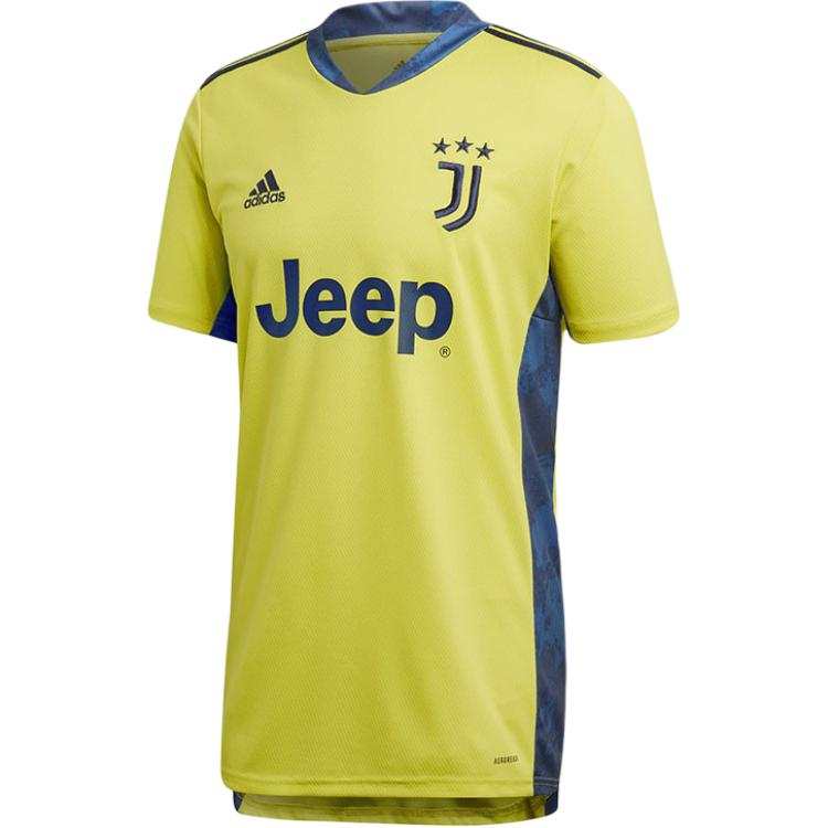 Adidas Adidas x Jeep Juventus Soccer Jersey Men's Neon Yellow