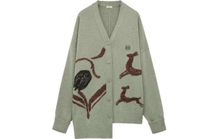 LOEWE LOEWE SS23 Knitwear Women's Light Green