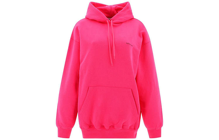 Balenciaga Sweatshirt Loose Fit Women's Pink