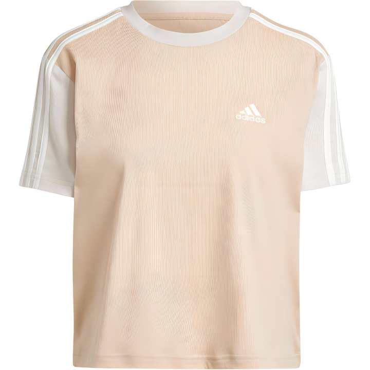Adidas Adidas Essential Regular T Shirt Women's Beige