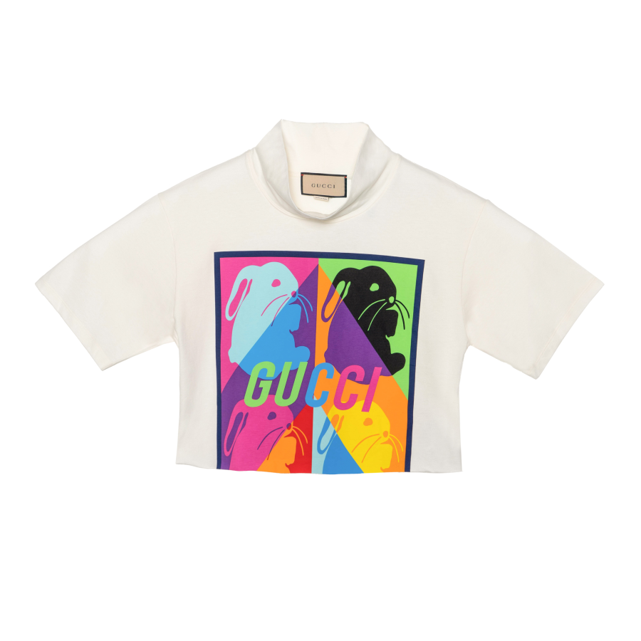 GUCCI 【Previous Season】Lunar New Year cropped T-shirt