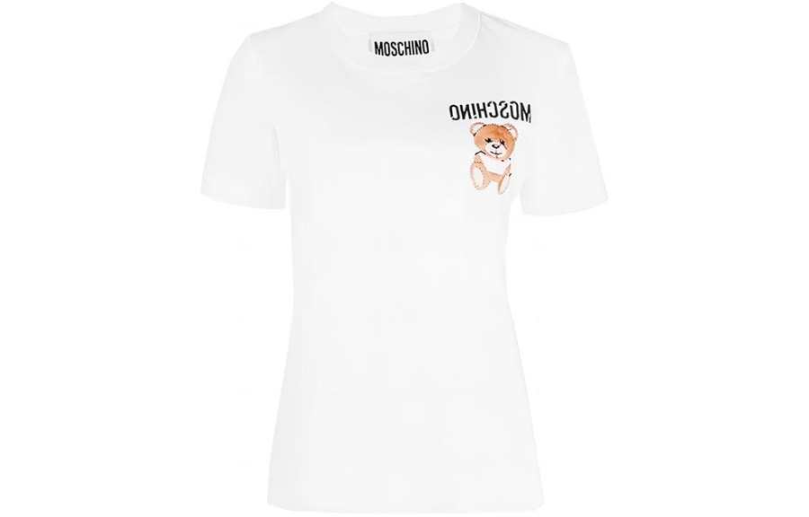 MOSCHINO Teddy Logo Embroidered T-Shirt