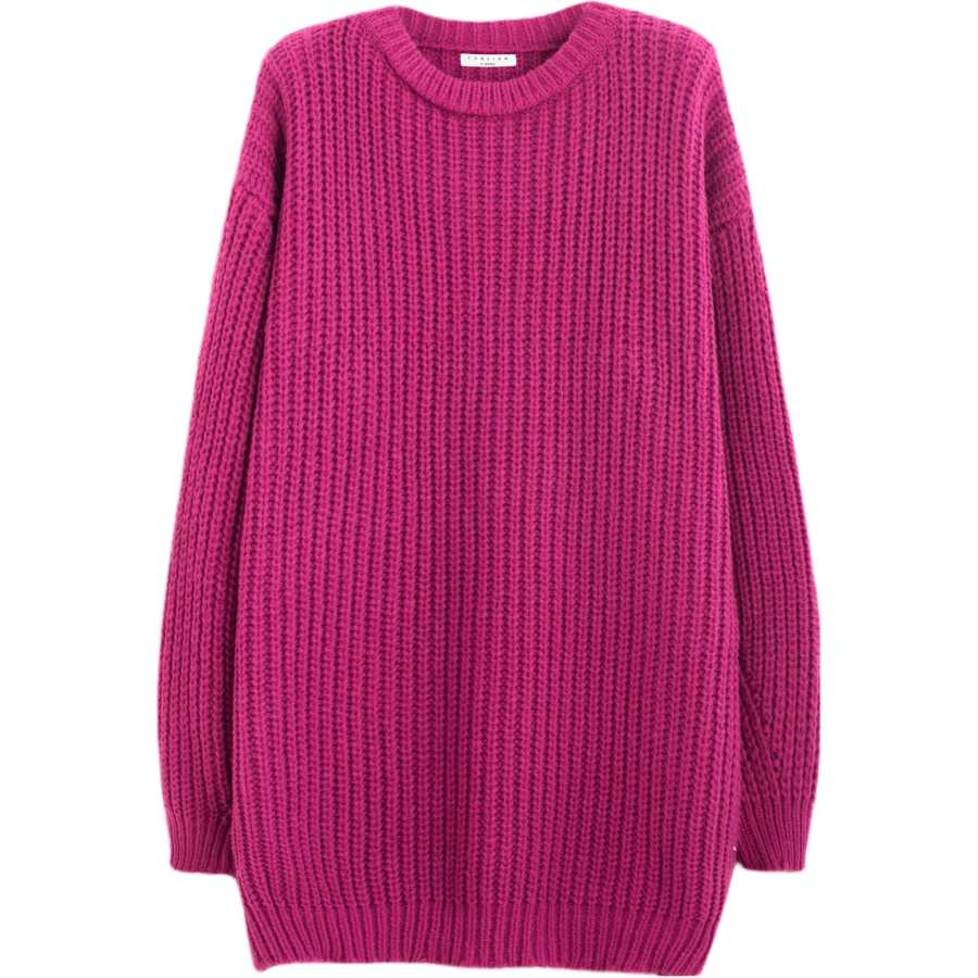 Tonlion Sweater Women's Fuchsia