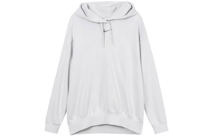 Nike Nike Sweatshirts Women's Light Silver Gray Hooded Moderate Regular