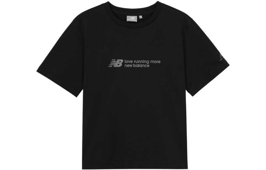 New Balance New Balance Set in Sleeve T Shirt Women's Black