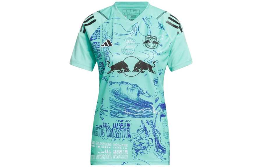 Adidas Adidas T Shirts Women's Blue Crew Neck Moderate Straight Fit