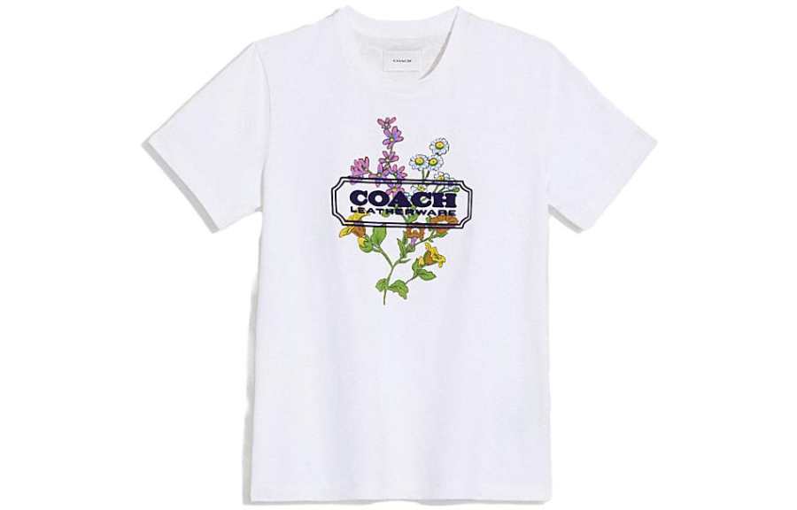 COACH COACH Regular T Shirt Women's White