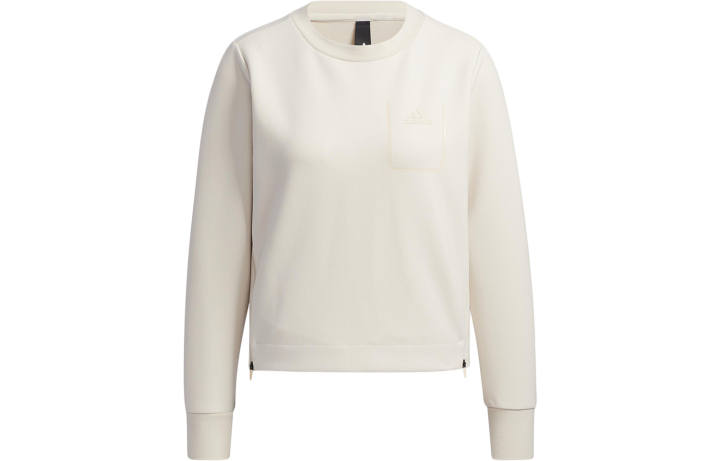 Adidas Adidas Sweatshirts Women's White Crew Neck Moderate Regular