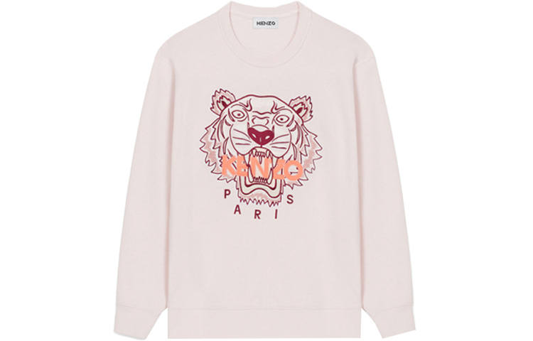 KENZO Sweatshirts Women's Pink Crew Neck Moderate Heavyweight