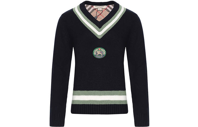 Burberry Cashmere Sweater Women's Marine Blue