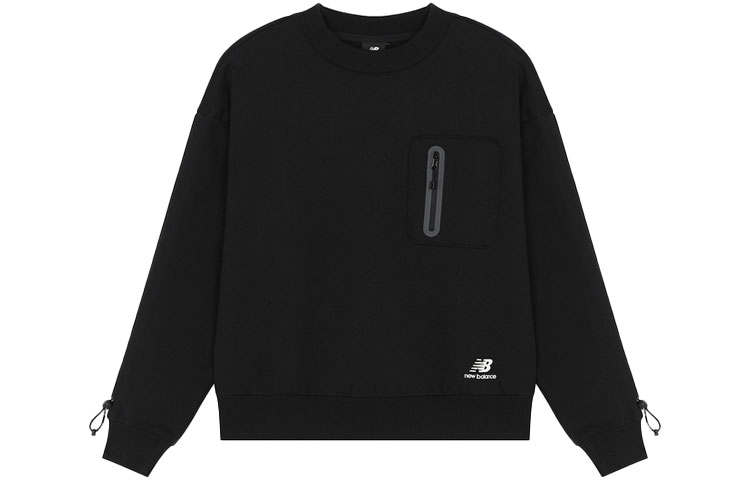 New Balance New Balance Sweatshirts Women's Black Crew Neck Moderate Regular