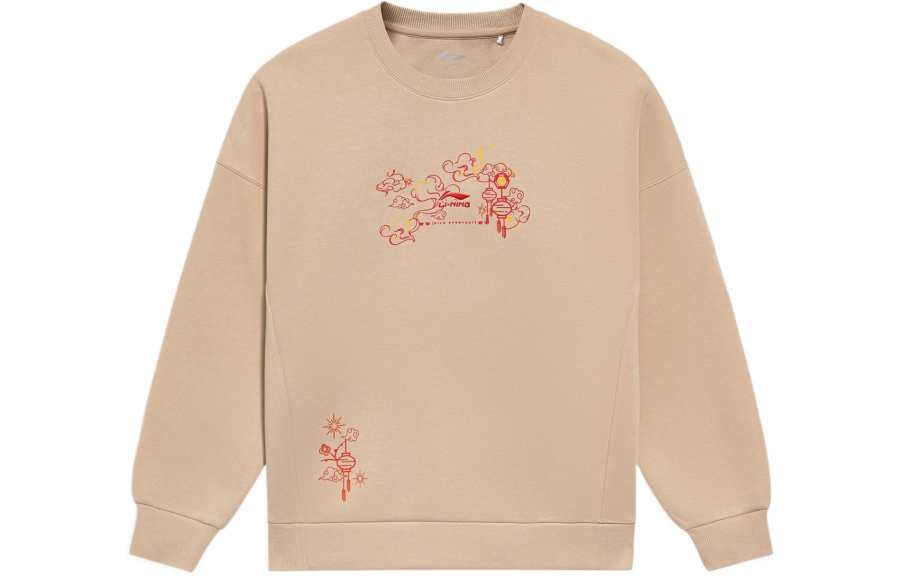 Li-Ning Li Ning Sports Trendy Collection Sweatshirt Women's Mist Apricot