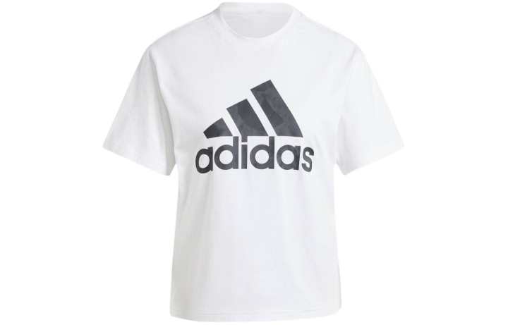 Adidas Adidas Drop Shoulder Sleeve T Shirt Women's White