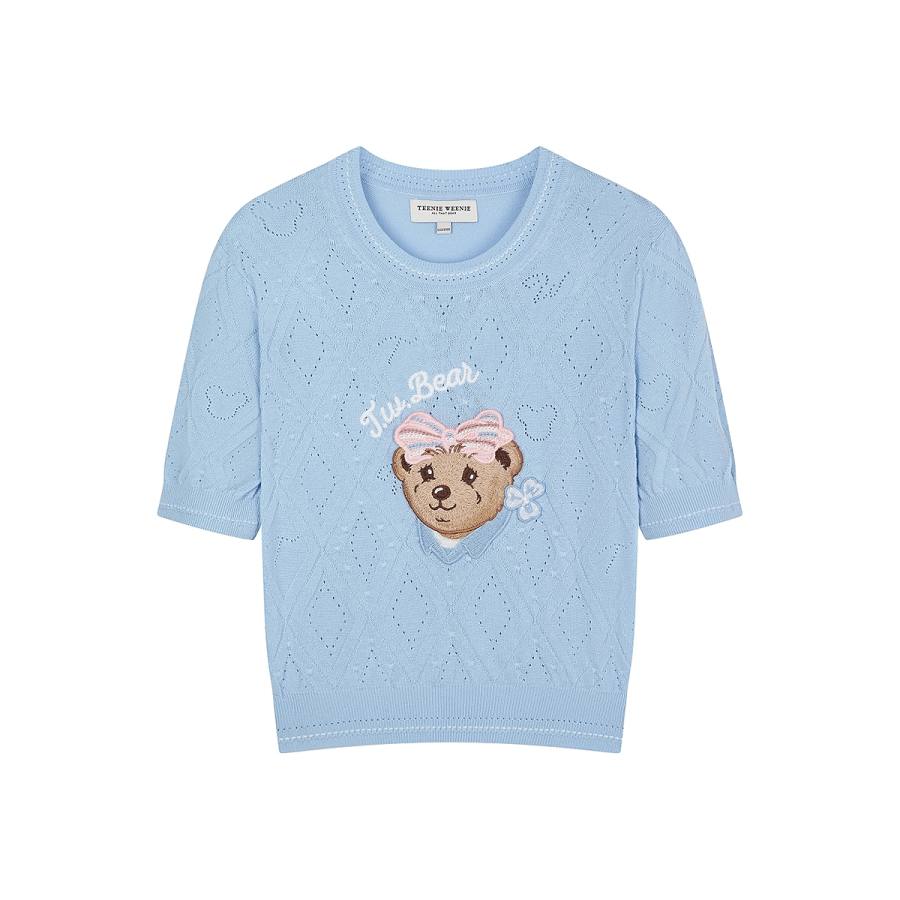 Teenie Weenie Sweaters Women's Crew Neck Moderate A Line