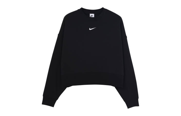 Nike Nike Sportswear Collection Essentials Small Logo Brushed Thermal Knitted Fabric Pullover Fleece Lined Crew Neck