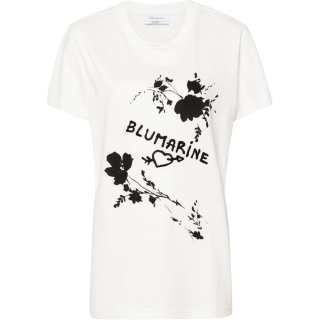 Blumarine logo-embroidered cotton T-shirt