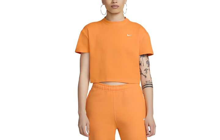 Nike Nike Women's Nrg Solo Swoosh Tee Vivid Orange/White