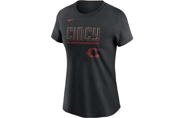 Nike Nike T Shirts Women's Black Crew Neck Moderate Straight Fit