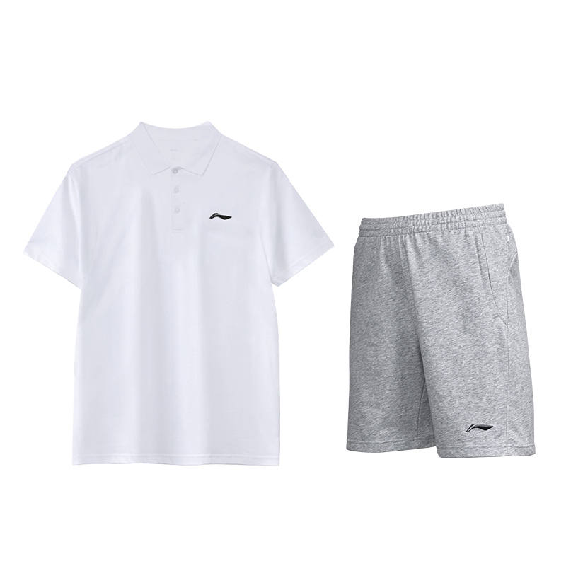 Li-Ning Li Ning Casual Sportswear Men's Polo Collar Moderate