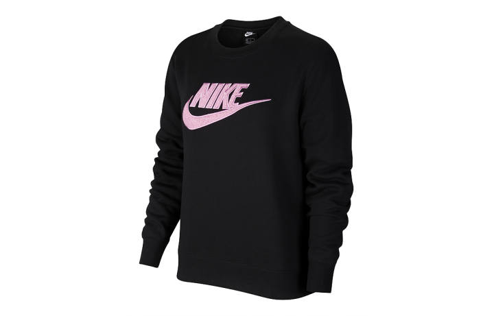 Nike Nike Sweatshirts Women's Black Crew Neck Moderate Regular