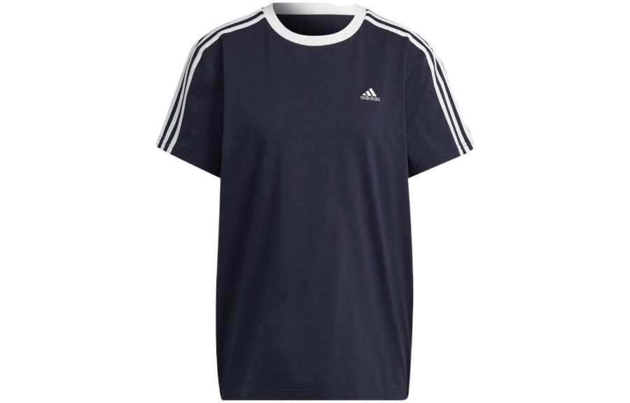 Adidas Adidas T Shirts Women's Legend Ink Crew Neck Moderate Straight Fit